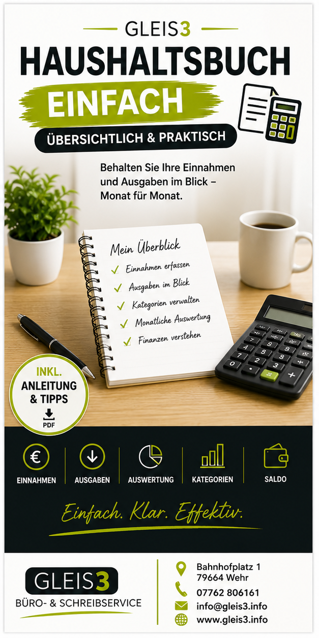 Haushaltsbuch Premium